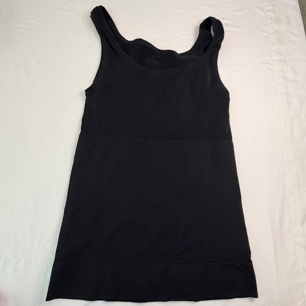 Soma Slimming Cami Black Shapewear Tank Top Lg Scoop Neck Seamless Compression
